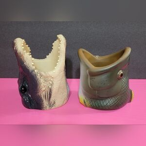 Novelty Drink Can Holders Alligator And Fish